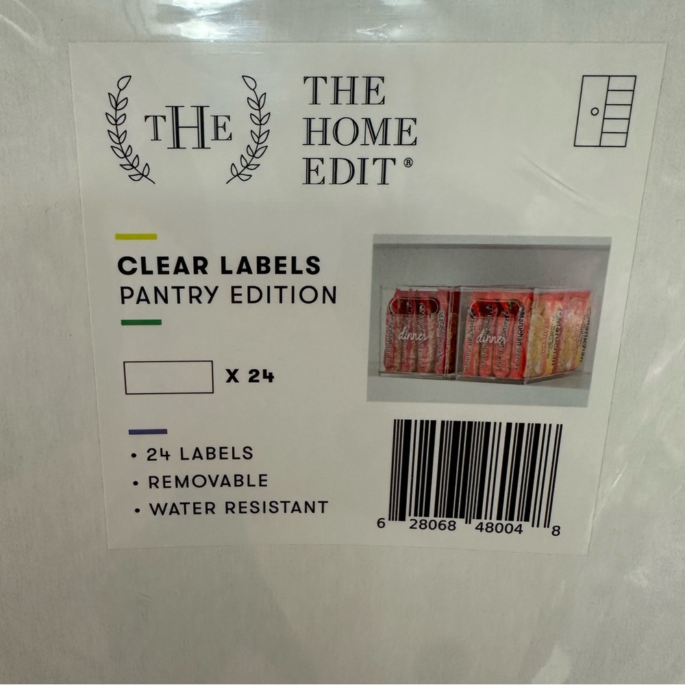 The Home Edit clear labels Pantry Edition 24 Label - Picture 4 of 4